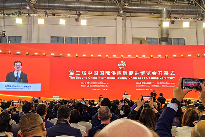 今日开幕！PA集团中国机器人亮相第二届中国国际供应链促进博览会